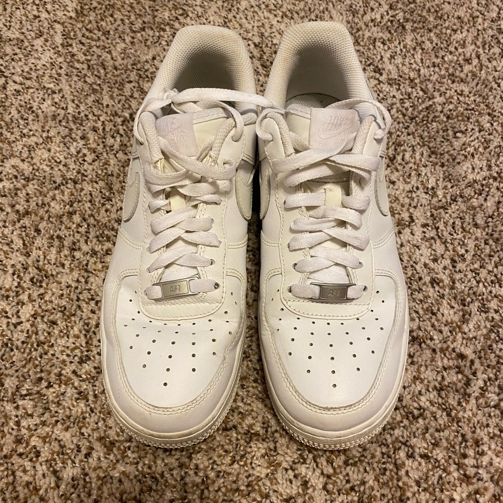 Nike All-White Athletic Shoes